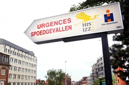 De spoedgevallendienst van het Iris-ziekenhuis in Etterbeek
