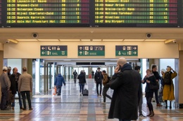 Opening van de vernieuwde centrale onderdoorgang in het station Brussel-Noord door de NMBS