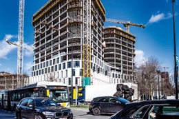 Golfgebouw Quador project ex boudewijncomplex BRUZZ ACTUA 1698
