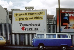 Zuidstraat Brussel-Stad Venez vivre à Bruxelles, een reclamecampgane in 1981