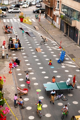 De Picardstraat, speelstraat in de zomer van 2020