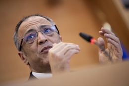 Rachid Madrane (PS), voorzitter van het Brussels Hoofdstedelijk parlement