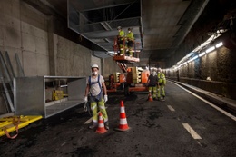 De renovatie van de Leopold II-tunnel, die zal worden omgedoopt tot de Annie Cordytunnel