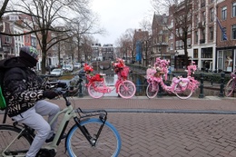 Het water is alomtegenwoordig in Amsterdam