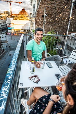 1757 ROOFTOP Terras Beursschouwburg