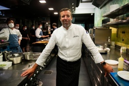 Lionel Rigolet, chef-kok van sterrenrestaurant Comme Chez Soi