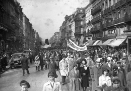 20210908 Manifestatie in Brussel voor de vrijlating van professor Léo Moulin (ULB) uit een gevangenis in het fascistische Italië 2 3500px