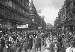 20210908 Manifestatie in Brussel voor de vrijlating van professor Léo Moulin (ULB) uit een gevangenis in het fascistische Italië 3500px