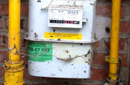 Een gasmeter in een Brusselse kelder