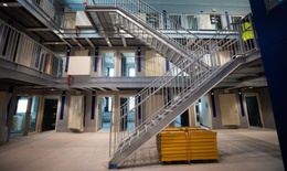 4 oktober 2021: bezoek aan de bouwwerf van de nieuwe gevangenis in Haren, met plaats voor 1190 gedeteneerden
