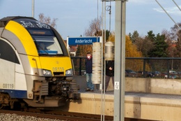 Het treinstation van Anderlecht
