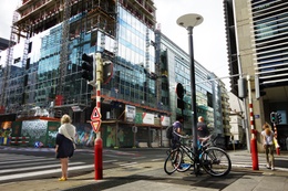 September 2022: renovatie van een kantoorgebouw tot Science 12 op de hoek van de Wetenschapsstraat en de Belliardstraat