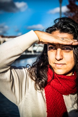 De Iraanse Elly Mansoury, hoofd onderzoek bij de Erasmushogeschool, kwam als kleuter naar België