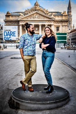De serie 'Dansaertvlamingen' op Streamz: makers Jan Boon en Sarah Leemans