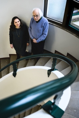 René Schoonbrodt en Marion Alecian, oprichter en huidige directrice van asbl Arau