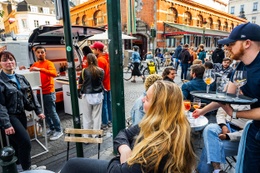 Terrassen nemen de publieke ruimte in: Sint-Goriksplein