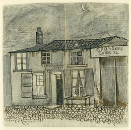 1852 BIG CITY Au charbonnage cafe Brussel Vincent Van Gogh