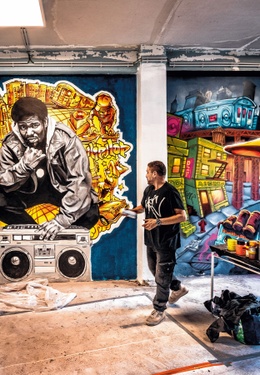 1857 CNN119 Hiphop school Rogierlaan 7