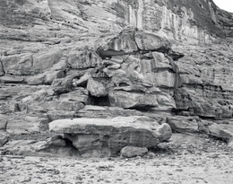 1858 SELECT Petroglyphs, From Medina to Jordan Border, Saudi Arabia, 2003, gelatin silver print (2)