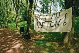Protest bouwproject VUB La Plaine c Ivan Put