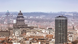 Panorama Brussel Generali basiliek justitiepaleis