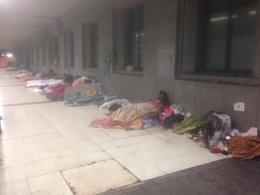 Daklozen Zuidstation