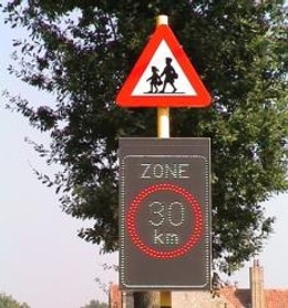 Het 'slimme' zone 30-bord.