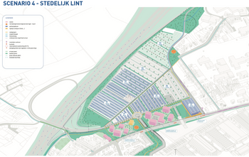 Scenario 4: met woontorens aan de Romeinsesteenweg