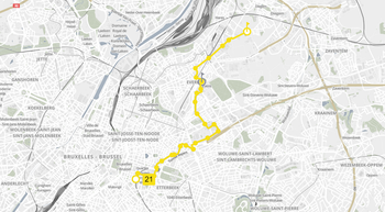 Buslijn 21 Brussels Airport