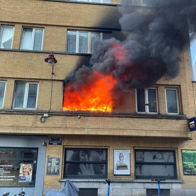 Vier gewonden bij appartementsbrand in Sint-Agatha-Berchem