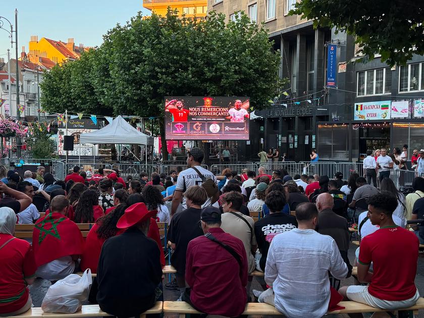 Sint-Joost toont kwartfinales van Marokko en België op groot scherm