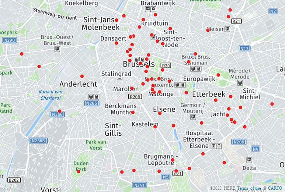 verliezen koelkast Veraangenamen Ga de koloniale sporen in Brussel achterna met deze interactieve kaart |  BRUZZ