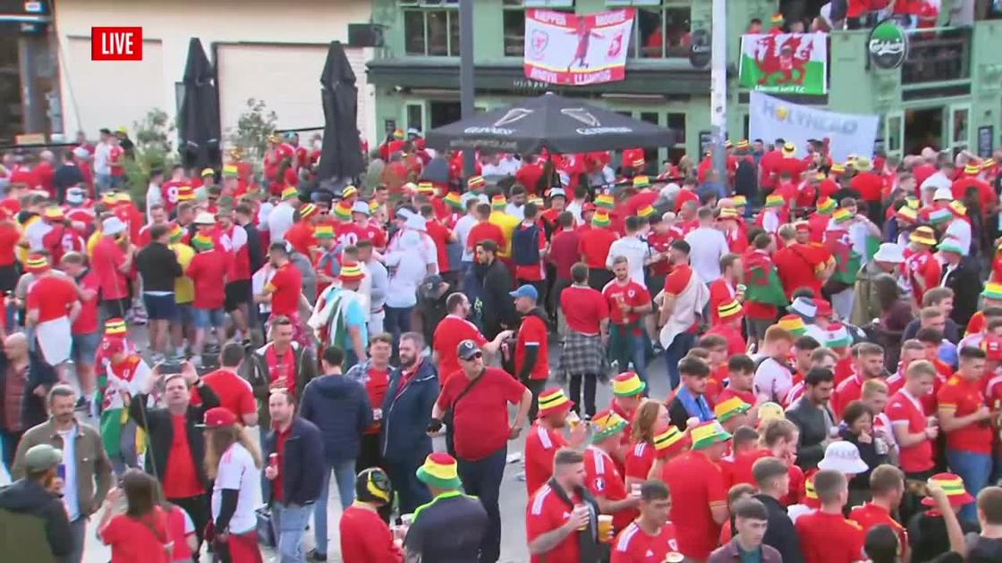 Match Rode Duivels brengt menigte Wales-supporters naar Brussel | BRUZZ