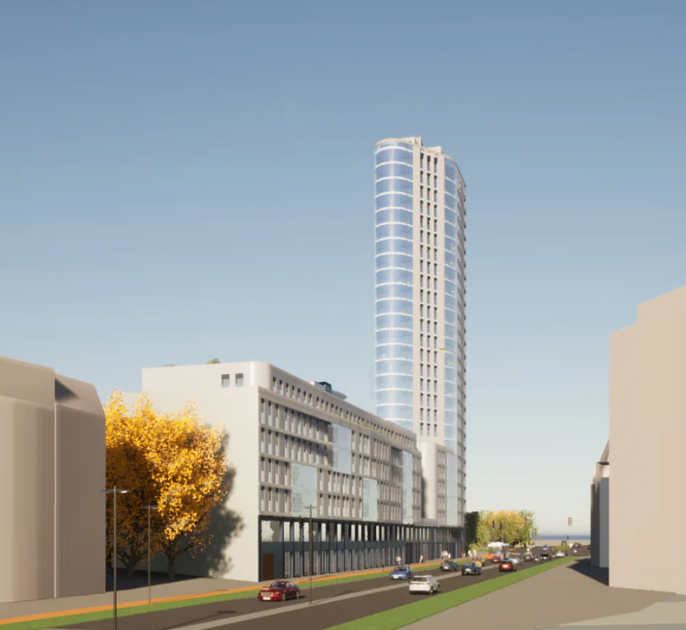 Nieuwe woontoren aan Keizer Karellaan: 'Nieuwe symbolische stadspoort'