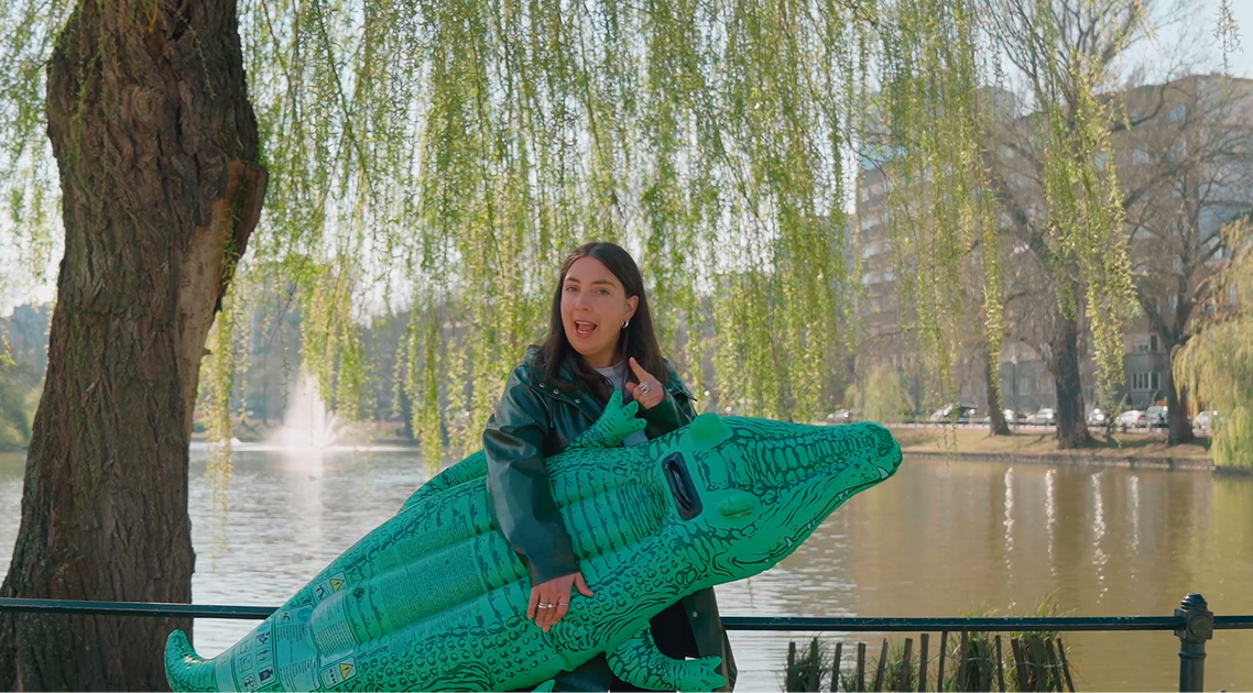 LB H&F Vijverfiguur krokodil hoofd zwemdier alligator decoratiefiguur tuinfiguur 24 x 12 cm dierenfiguur tuinvijver mini-vijver groen PO (krokodil LB H&F Vijverfiguur krokodil hoofd zwemdier alligator decoratiefiguur tuinfiguur 24 x 12 cm dierenfiguur tuinvijver mini-vijver groen PO (krokodil